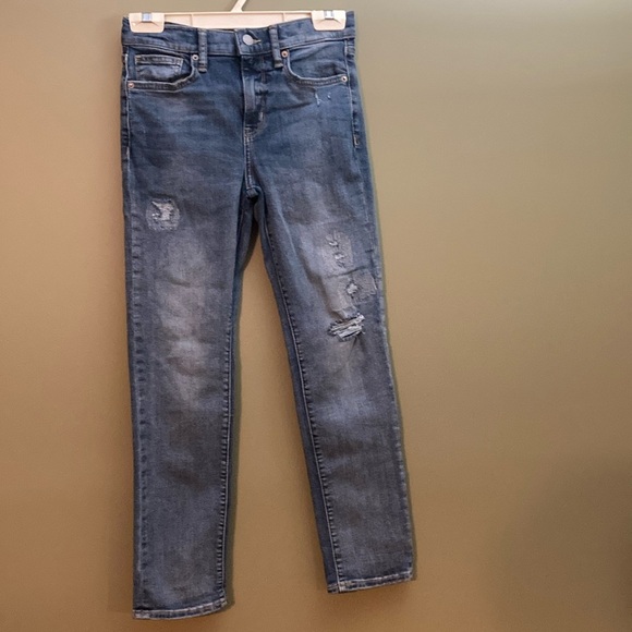 Old Navy Kids karate slim Distressed Jeans with built in flex max. - Picture 1 of 10